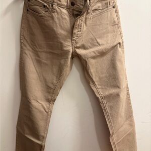 J. Crew Men's Beige Slim 484 Jeans